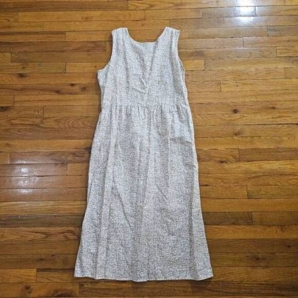 ORVIS Women Linen Blend Midi Dress Size Medium - Picture 5 of 8